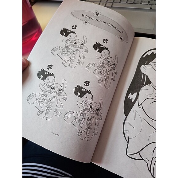 Disney Lilo & Stitch Coloring & Activity Book for Kids With Bonus Bookmarks - Picture 4 of 6
